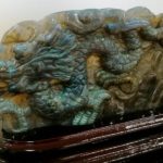 龍彫りラブラドライト