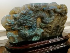 龍彫りラブラドライト